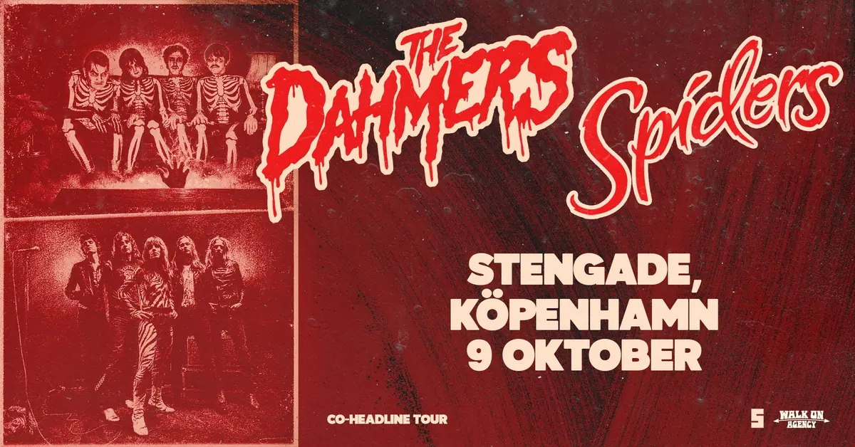 Spiders [SE] + The Dahmers [SE] — Spillestedet Stengade, København