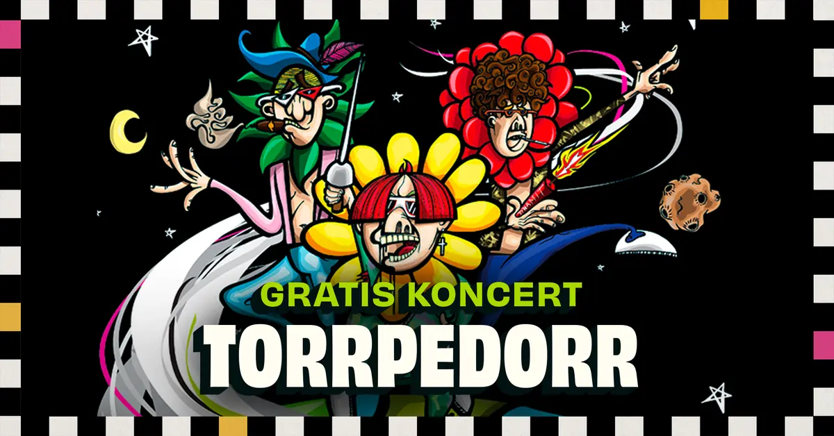 TORRPEDORR // Gratis Koncert — Tråden, Middelfart