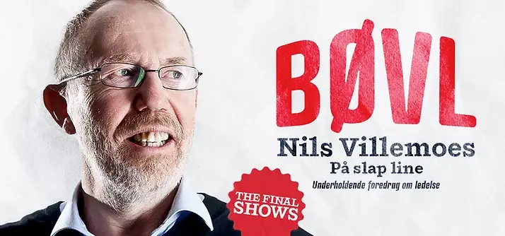 Bøvl – Nils Villemoes på slap line - Underholdende foredrag om ledelse — Tråden, Middelfart