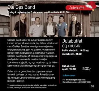 Ole Gas 5 december