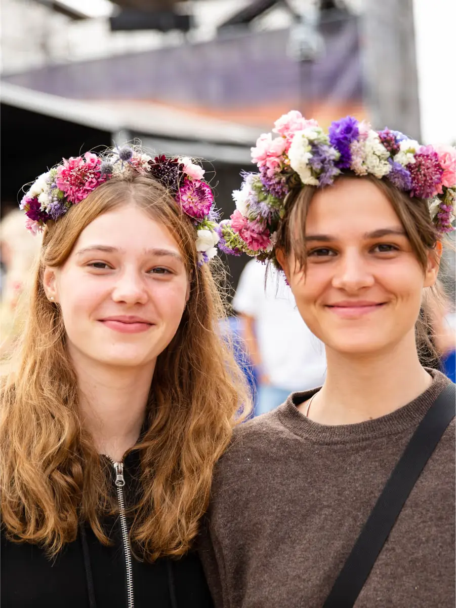 Blomsterkrans Workshop — Wonderfestiwall, Allinge
