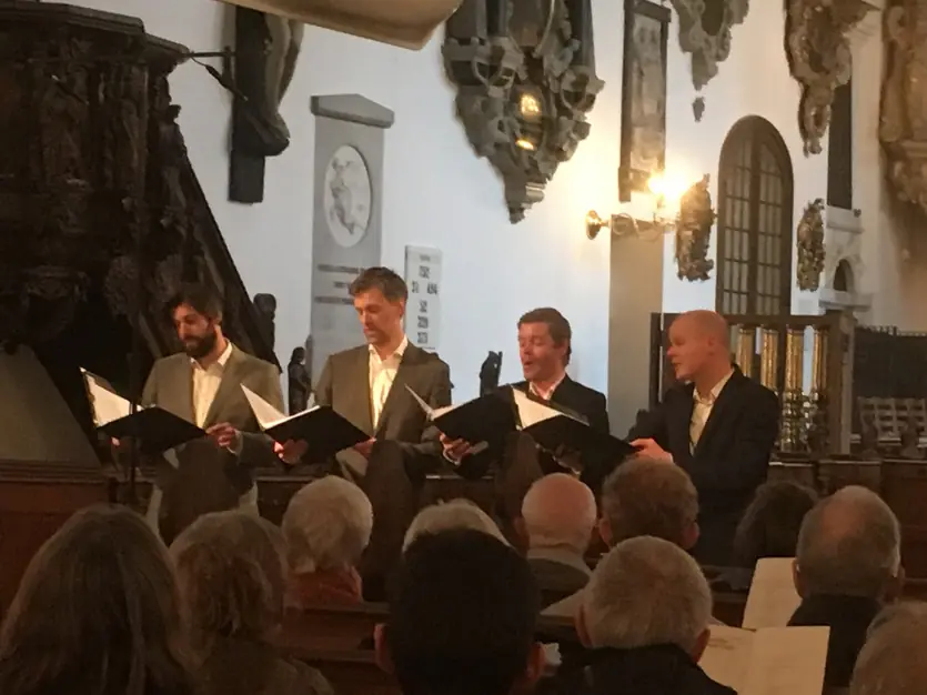 Kapelkoncert med Holmens Herrekvartet og Daniel Carlsson — Holmens Kirke, København