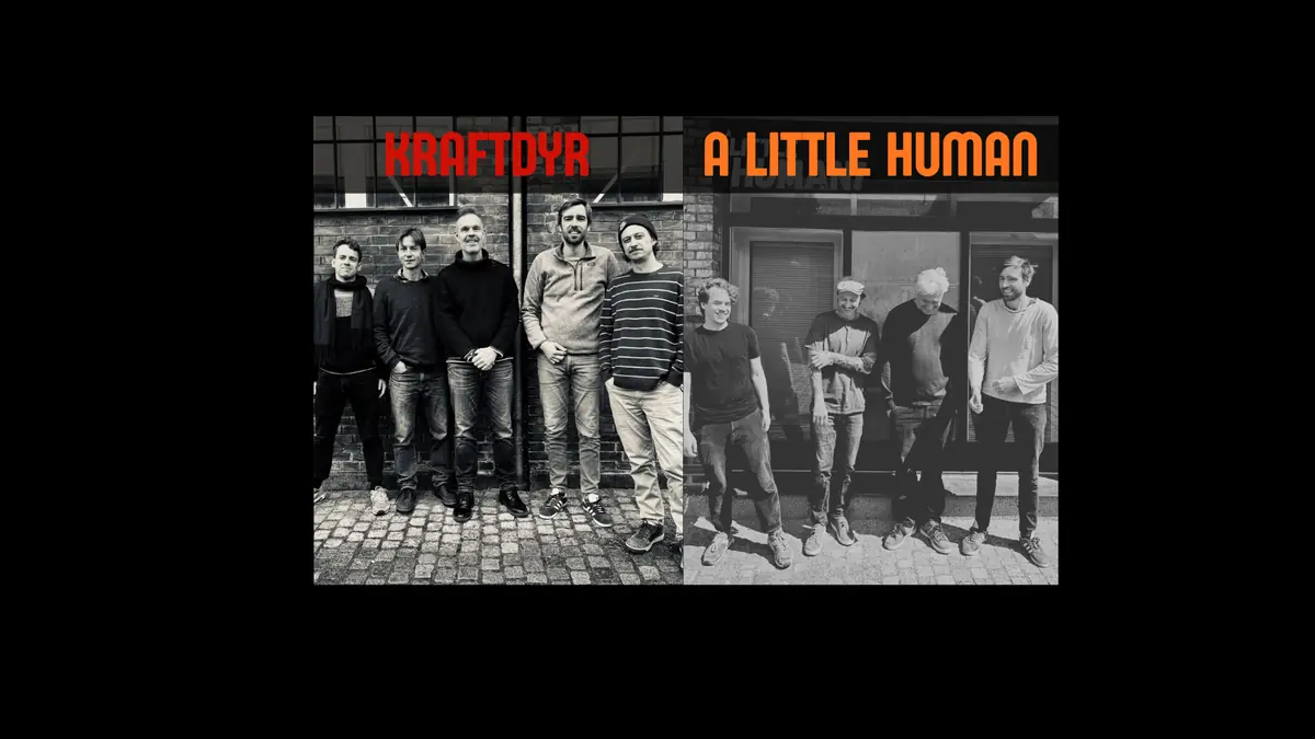 DOUBLE RELEASE CONCERT – KRAFTDYR & A LITTLE HUMAN! — Drop inn, København