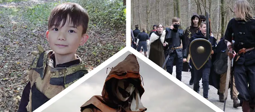Roleplay at Kær Vestermark — Bålhytten, Sønderborg