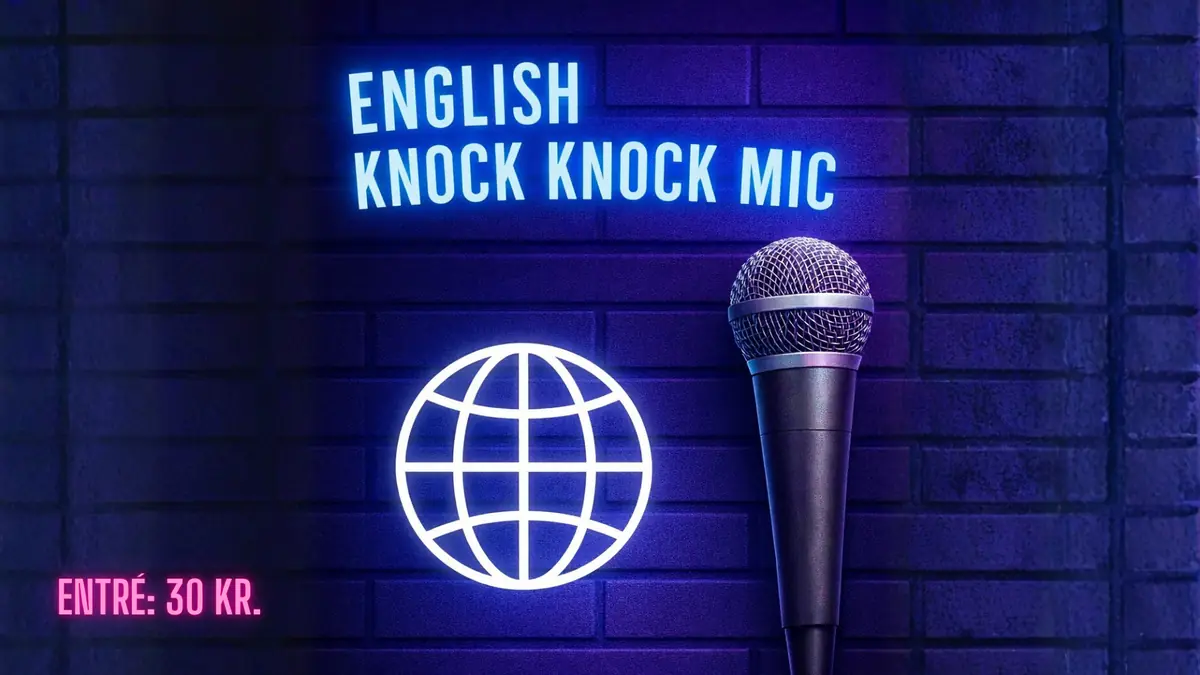 English Knock Knock Mic — Knock Knock Comedy Club, København