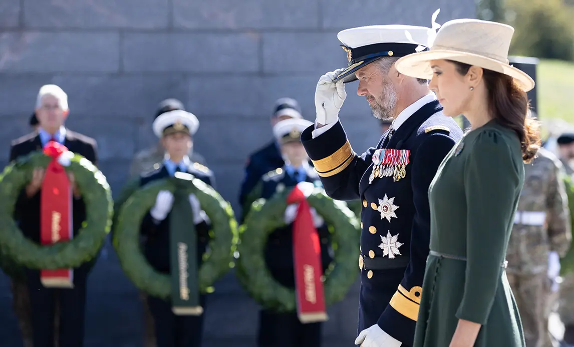Flagdag i Kastellet — Citadellet, København