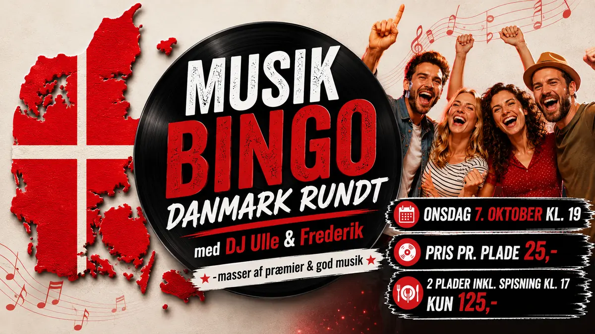 Danmark Rundt – Musikbingo — Trekanten - Bibliotek og Kulturhus, Aalborg