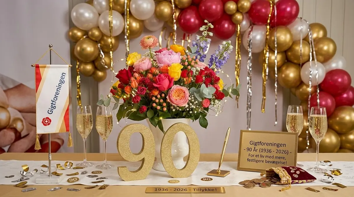 90-års jubilæumsbrag – Gigtforeningen i bevægelse — Trekanten - Bibliotek og Kulturhus, Aalborg
