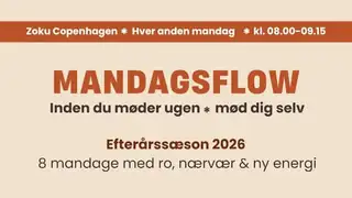 MandagsFlow – Efterårssæson 2026 | 8 mandage med ro, nærvær og ny energi