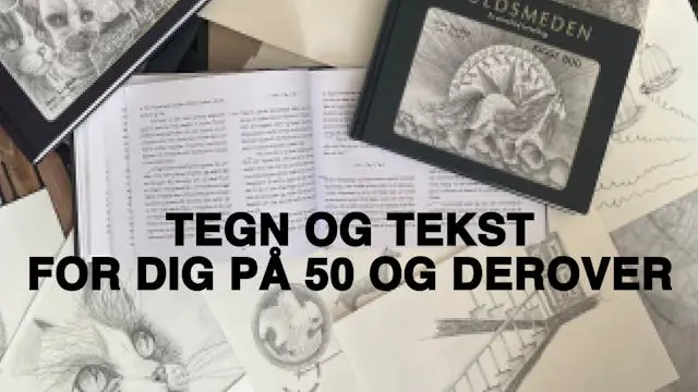 Tegne-skrivekursus for 50+Seniorliv — Akademiets Skoler, København
