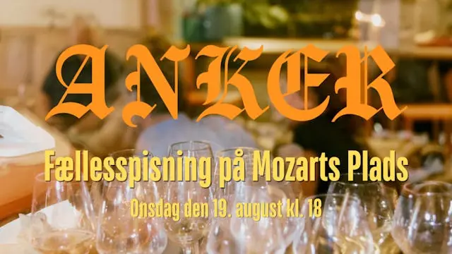 Fællesspisning på Mozarts Plads — ANKER, København