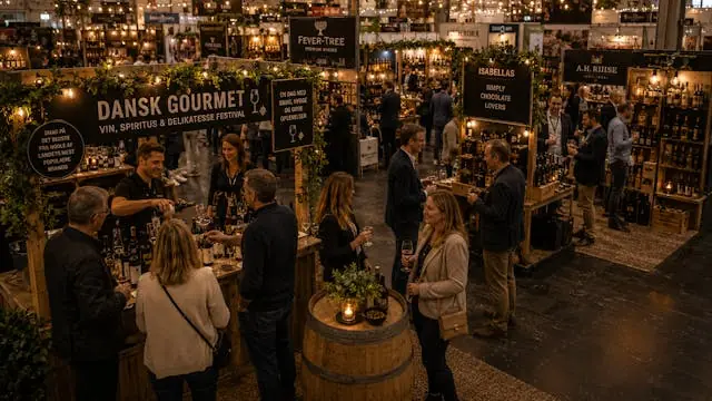 Dansk Gourmet - Vin, spiritus og delikatesse festival — Roskilde kongres- og idrætscenter, Roskilde