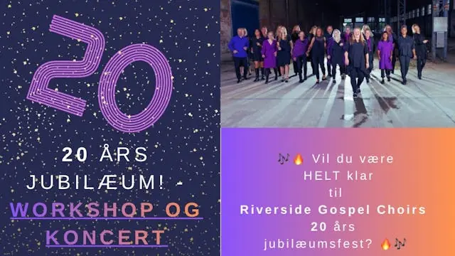 20 års jubilæum Warm Up! - KOMBI-BILLET (workshop OG koncert) — Frikirken Randers, Randers