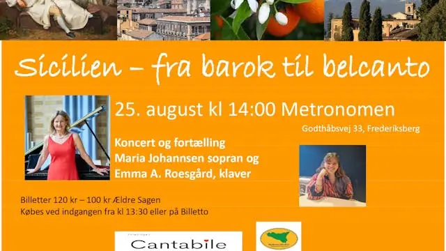 Sicilien - fra barok til belcanto — Metronomen, Frederiksberg