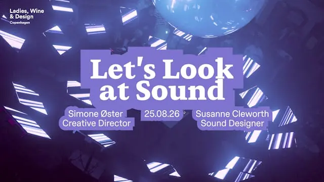 Let’s look at sound — Manyone / Dansk Design Center, København