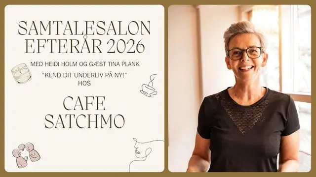 SAMTALESALON EFTERÅR 2026 — Cafe Satchmo, Roskilde