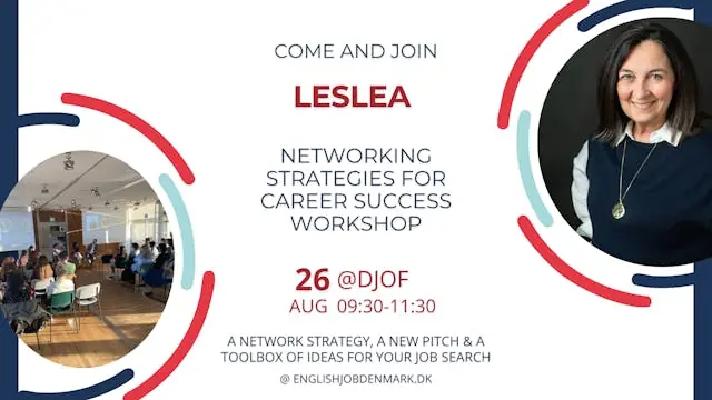 26 Aug: Networking strategies for career success in Denmark Workshop — Djøf (Danmarks Jurist- og Økonomforbund), København