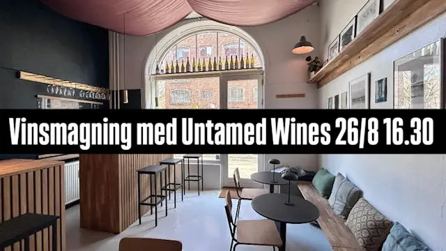 Vinsmagning med Untamed Wine 26/8 — Vinkollektivet, København