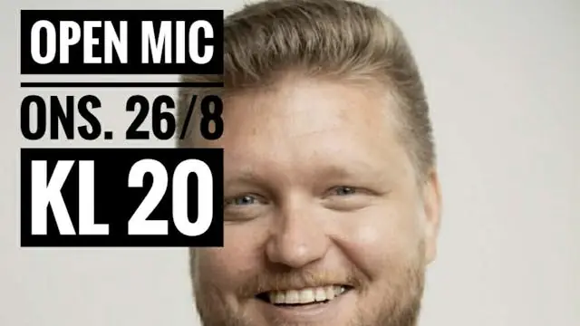 Open Mic Comedy på 28 Live i Roskilde (18+) - Felix Bache er vært — 28 Live, Roskilde