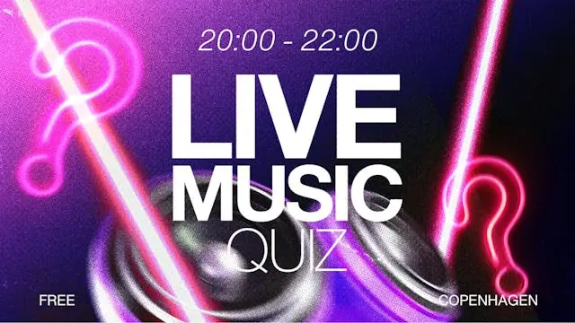 LIVE MUSIC QUIZ – TOTALLY 80s — Generator Pétanque & Shuffleboard Bar, København