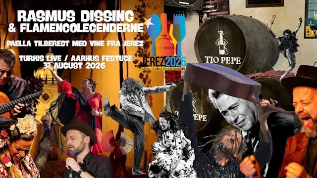 RASMUS DISSING & FLAMENCOLEGENDERNE — Turkis, Aarhus