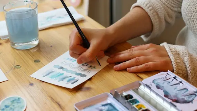 Intuitive Watercolour Doodling — My cosy art studio, København