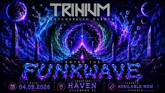 TRINIUM | FunkWave | AKAYUN & R4DIUM LIVE — Haven - Frederiksberg Events, Frederiksberg