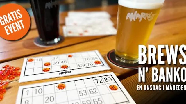 Brews N' Banko at Anarkist Beer & Food Lab — Anarkist | BEER & FOOD LAB, Odense
