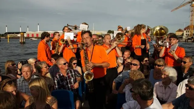 Copenhagen Showband on water — Stromma | Canal Tours Copenhagen, Ved Stranden | Departure Point, København