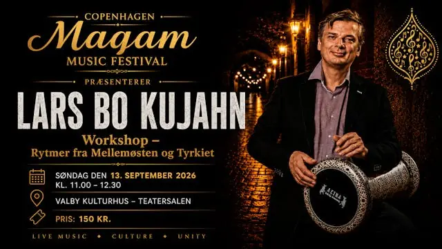 Workshop in Rhythms from Turkey & the Middle East — Valby Kulturhus, Copenhagen
