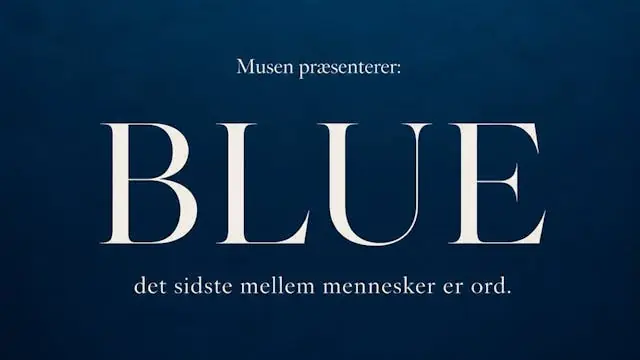 BLUE - Fra farve til Frekvens — LiteraturHaus, København