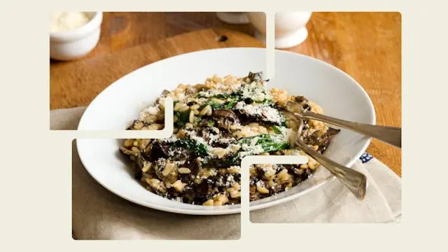 Social Dining: Creamy Mushroom Risotto (Vegetarian) — Kildevæld Kulturcenter, Copenhagen
