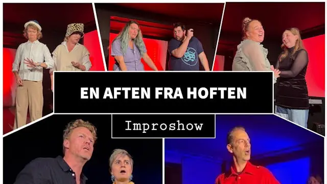 En aften fra hoften - et Improshow i September — Lygten Station, København