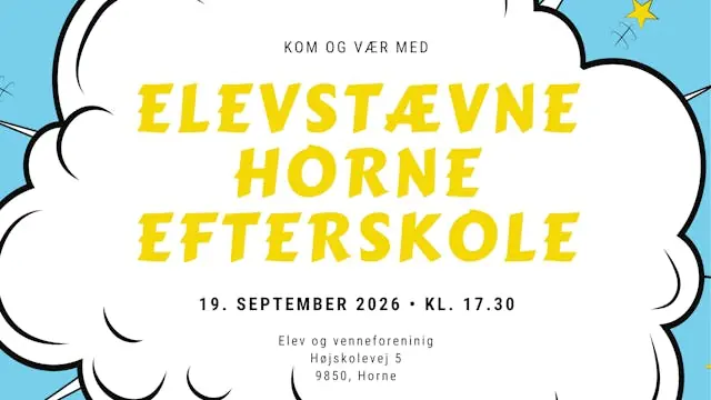 Elevstævne Horne Efterskole 2026 — Horne Efterskole, Horne