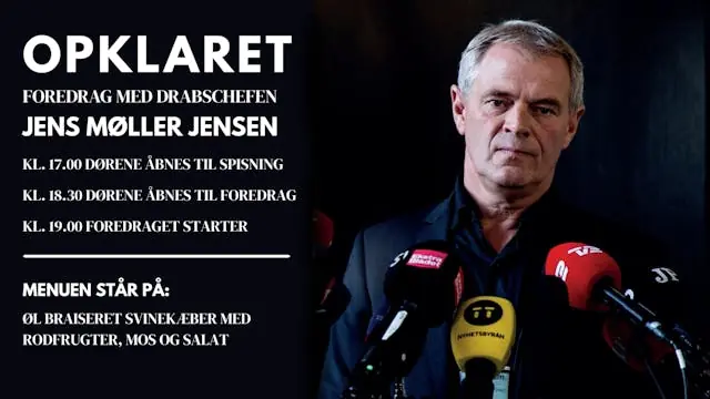 Opklaret - Foredrag med drabschefen Jens Møller Jensen — Bjerringbro Idræts & Kulturcenter, Bjerringbro