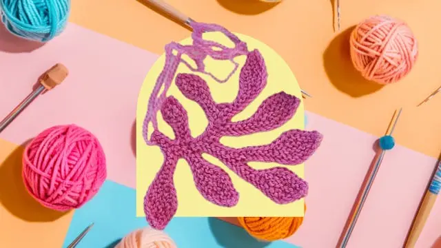 Workshop: Freeform Knitting with Flowers and Leaves — BRØK, Copenhagen