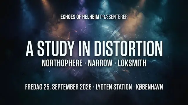 A STUDY IN DISTORTION: Northophere · Narrow · Loksmith — Lygten Station, København