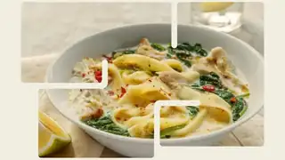 Community Dinner: Creamy Spinach Pasta with Lemon (Vegetarian)