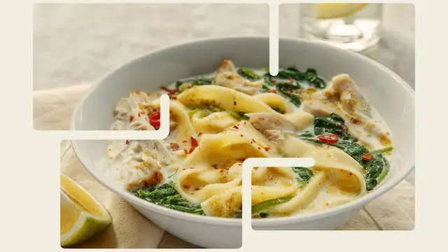 Community Dinner: Creamy Spinach Pasta with Lemon (Vegetarian) — Kildevæld Kulturcenter, Copenhagen