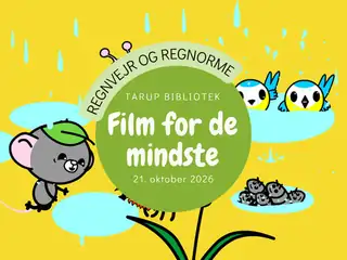 Film om regn og regnorme for de mindste - på Tarup Bibliotek