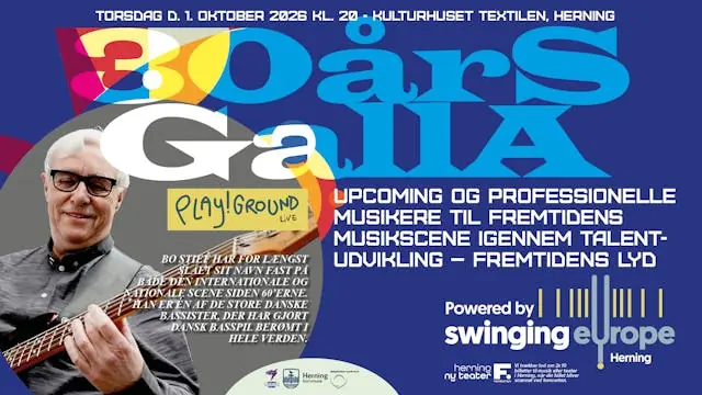 TORSDAG: Jazzkoncert med upcoming og professionelle musikere — Kulturhuset Textilen, Herning