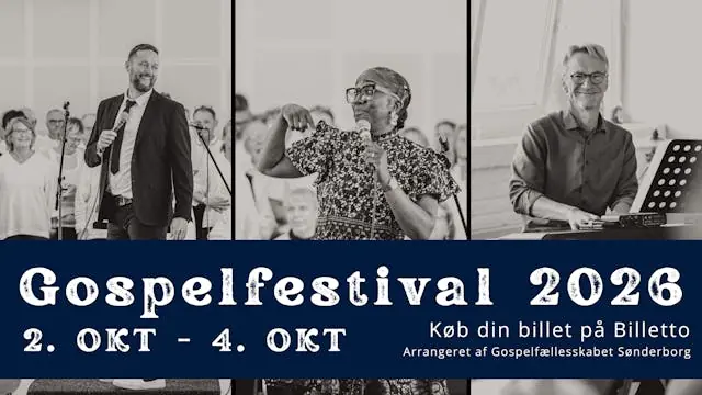 Gospelfestival 2026 i Sønderborg — Gospelfællesskabet Sønderborg, Sønderborg