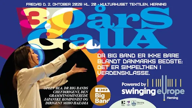 FREDAG: Koncert med DR Big Band — Kulturhuset Textilen, Herning