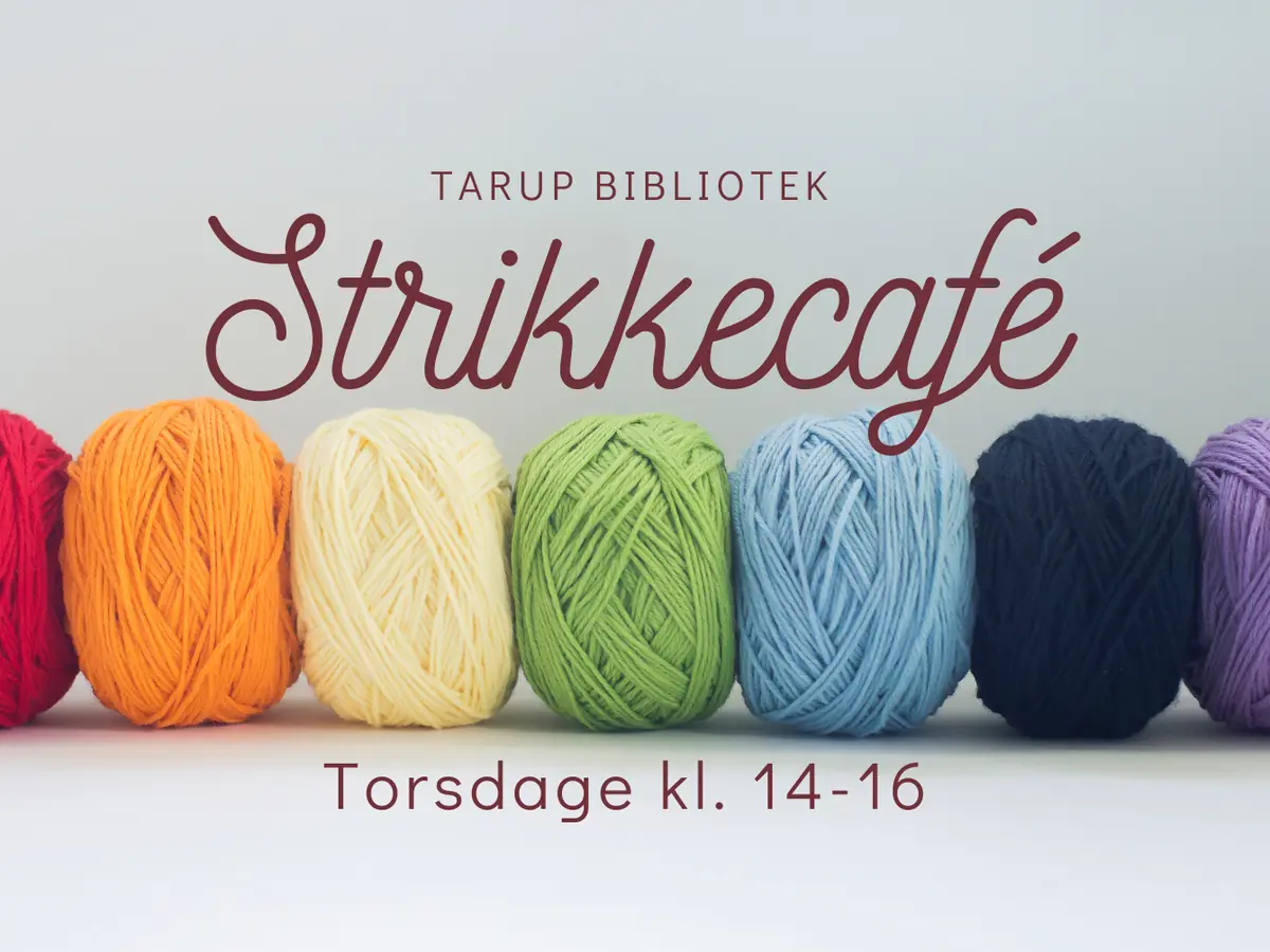 Strikkecafé på Tarup Bibliotek — Tarup Bibliotek, Odense