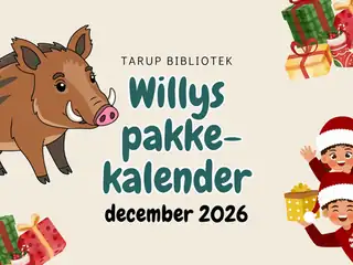 Willys pakkekalender - på Tarup Bibliotek