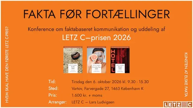 Факты перед историями и вручение премии LETZ C — Vartov, Копенгаген