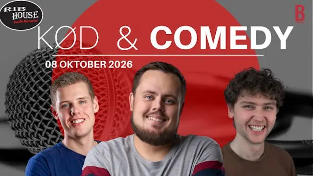 Kød og Comedy — Rib House, Holbæk