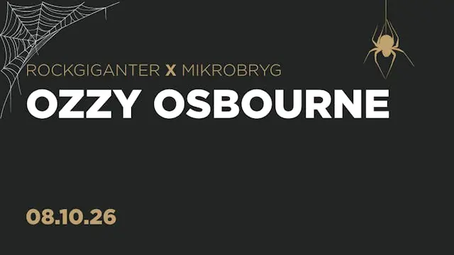 ROCKGIGANTER X MIKROBRYG: OZZY OSBOURNE — Rockmuseet, Roskilde