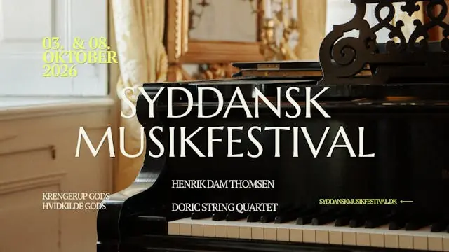 Syddansk Musikfestival - Doric String Quartet - Hvidkilde Gods — Hvidkilde Gods, Hvidkilde