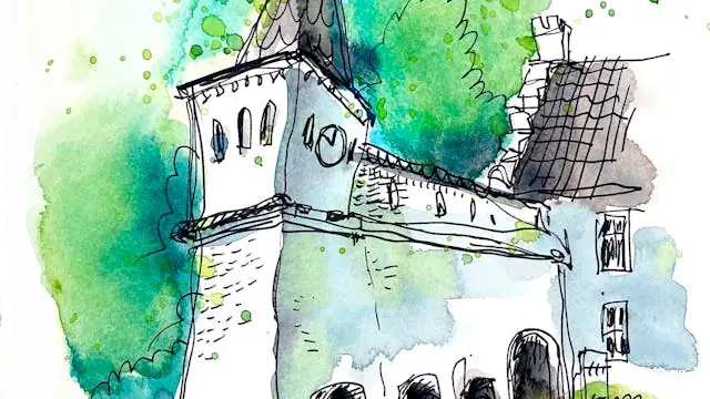 Drawing & Watercolour Retreat at Dallund Castle - 9-11 October 2026 — Dallund Slot, Søndersø